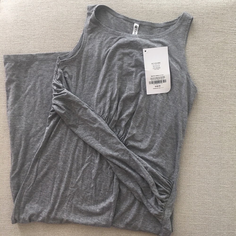 Fabletics Retta Midi Dress Heather Grey